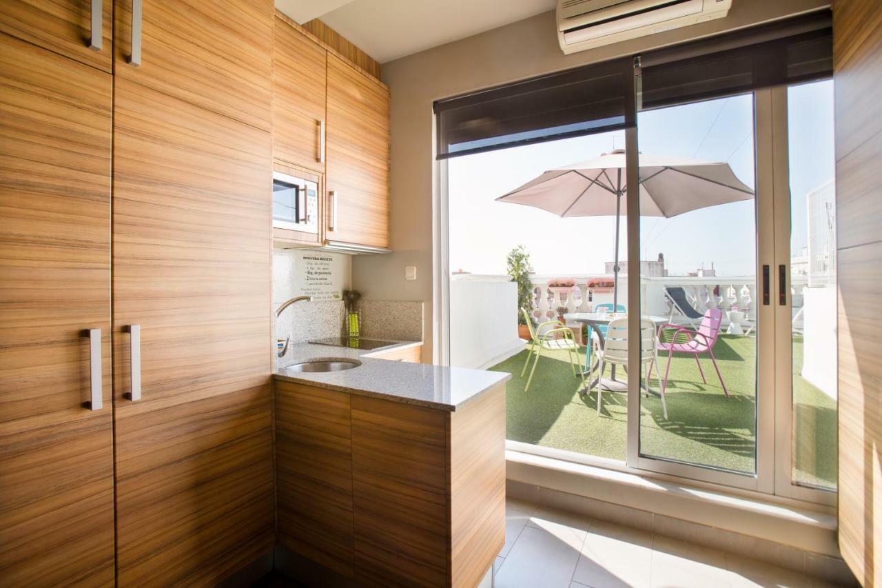 Apartmán Sky Touristic Attic Valencie Exteriér fotografie